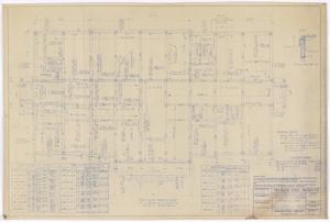 Primary view of object titled 'Sterling County Courthouse: First Floor Framing Plan'.