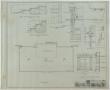 Technical Drawing: School Building, Kermit, Texas: Roof and Trophy Case Plans
