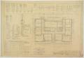 Technical Drawing: School Building, Ira, Texas: Floor Plan and Room Finishes