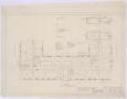 Technical Drawing: Pyron Consolidated County Line Rural High School, Pyron, Texas: Floor…