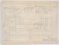 Technical Drawing: Pyron Consolidated County Line Rural High School, Pyron, Texas: Found…