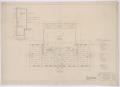 Technical Drawing: Grade School, Knox City, Texas: Mechanical Floor Plan