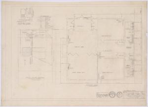 Primary view of object titled 'Silver Peak School Alterations, Silver, Texas: Floor Plan'.