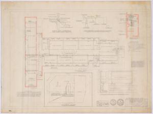 Primary view of object titled 'Elementary School Alterations, Ozona, Texas: Plumbing and Heating Plan'.