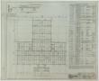 Technical Drawing: School Building, Kermit, Texas: First Floor Framing Plan