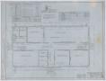 Technical Drawing: High School, Knox City, Texas: First Story Floor Plan