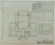 Technical Drawing: School Building, Kermit, Texas: First Floor Plan and Work Schedules