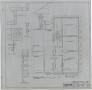Technical Drawing: High School Building Addition, Rule, Texas: Second Floor Plan