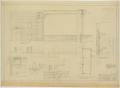 Technical Drawing: School Auditorium/Gymnasium, Hawley, Texas: Elevation and Details