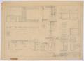 Technical Drawing: School Building, Spur, Texas: Stage Proscenium Details
