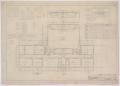 Technical Drawing: School Building, Pecos County, Texas: Floor Plan