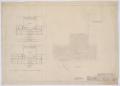 Technical Drawing: School Building, Pecos County, Texas: Floor and Plot Plans