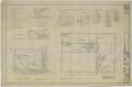 Technical Drawing: Abilene Public Library, Abilene, Texas: Basement and Plot Plans