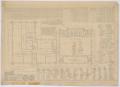 Thumbnail image of item number 2 in: 'School Building, Spur, Texas: Foundation and Floor Framing Plan'.