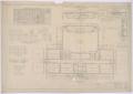 Technical Drawing: Grade School, Knox City, Texas: Floor Plan and Schedules
