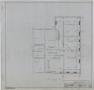Technical Drawing: High School Building Addition, Rule, Texas: Second Floor Plan