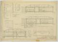 Technical Drawing: School Building, Hermleigh, Texas: Cross Sections