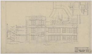 Primary view of object titled 'Iraan High School Addition: Rear Elevation'.