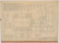 Technical Drawing: School Building, Spur, Texas: Floor Plan and Schedules