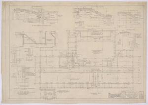Primary view of object titled 'School Building, Pecos County, Texas: Foundation Plan'.
