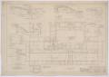 Technical Drawing: School Building, Pecos County, Texas: Foundation Plan