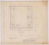 Technical Drawing: High School Gymnasium Proposal, Ozona, Texas: Bleacher Floor Plan