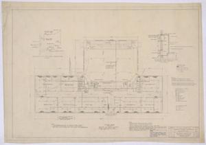 Primary view of object titled 'School Building, Pecos County, Texas: Mechanical Floor Plan'.