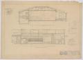 Technical Drawing: School Building, Spur, Texas: Gymnasium Sections