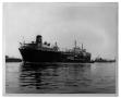 Thumbnail image of item number 1 in: '[Tugboats Pulling Tanker to Sea]'.