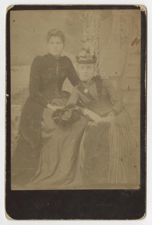 Primary view of object titled '[Portrait of Lillie Sullivan and Roommate]'.
