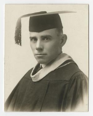 Primary view of object titled '[Graduation Portrait of Robert Wylie]'.