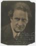 Photograph: [Signed Portrait of Mr. Griffith]