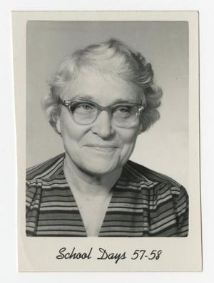 Primary view of object titled '[Portrait of Gladys Rankin]'.
