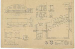 Primary view of object titled 'Big Lake High School Gymnasium: Cross Sections and Bleacher Details'.