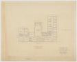 Technical Drawing: School Building Alterations, Big Lake, Texas: Floor Plan
