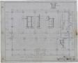 Primary view of High School Building, Archer City, Texas: Footing and basement Framing Plan