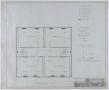 Technical Drawing: Elementary School Building, Anson, Texas: Second Floor Plan