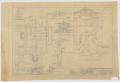 Technical Drawing: School Auditorium, Blanket, Texas: Plans and Diagrams