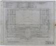 Primary view of High School Building, Archer City, Texas: Second Story Framing Plan