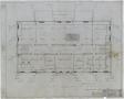 Primary view of High School Building, Archer City, Texas: Third Story Mechanical Plan
