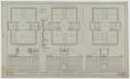 Technical Drawing: Albany High School Addition: Floor Plans and Elevations of Old Buildi…
