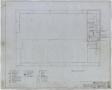 Technical Drawing: High School Building, Archer City, Texas: Basement Plan