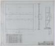 Technical Drawing: Elementary School Building, Anson, Texas: Roof Framing Plan