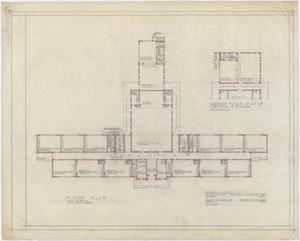 Primary view of object titled 'Elementary School Building Proposal, Albany, Texas: Floor Plan'.
