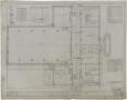 Technical Drawing: Big Lake High School: Ground Floor Plan and Schedules