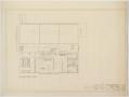 Technical Drawing: School Building Alterations, Big Lake, Texas: Second Floor Plan