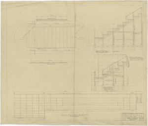 Primary view of object titled 'Big Lake High School Football Field: Half Plan of Bleachers'.