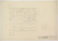 Technical Drawing: School Building Alterations, Big Lake, Texas: First Floor Plan