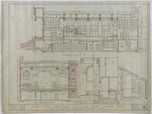 Primary view of object titled 'First Christian Church, Abilene, Texas: Sections'.