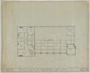 Primary view of object titled 'First Presbyterian Church, Abilene, Texas: Second Floor Plan'.